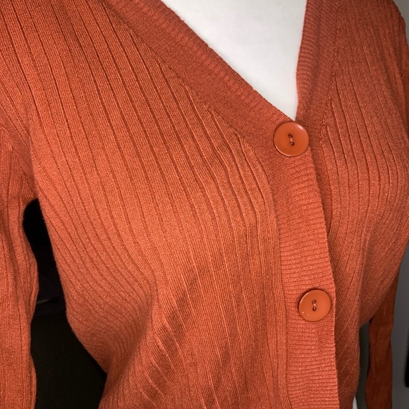 ✨NEW✨Button Front Rib-knit Cardigan - Picture 8 of 12